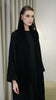 Cotton Linen Erzurum Jet Black Abaya