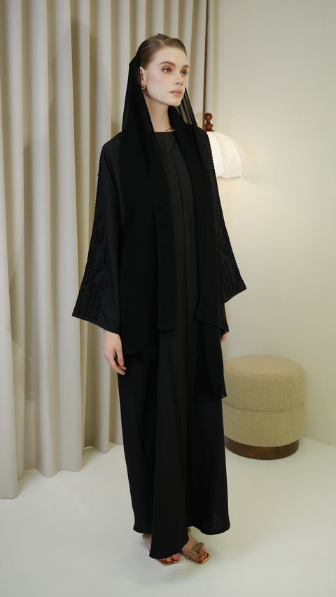 Erzurum Jet Black Abaya