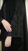 Cotton Linen Erzurum Jet Black Abaya