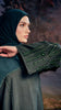 Cotton Linen Erzurum Emerald Green Abaya