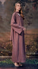 Cotton Linen Erzurum Dark Woodrose Abaya