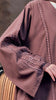 Cotton Linen Erzurum Dark Woodrose Abaya