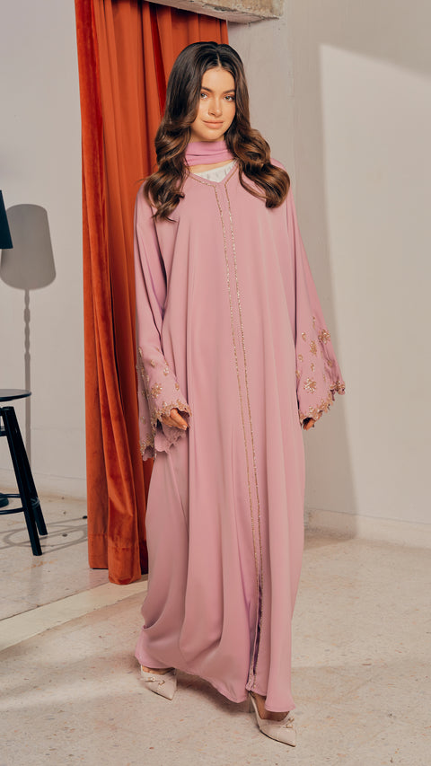 Fez Blush Pink Abaya