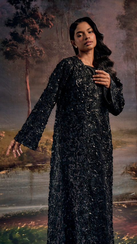 Ferghana Black Abaya