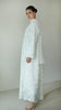 Soft Net Ferghana Cloud White Abaya