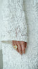Soft Net Ferghana Cloud White Abaya