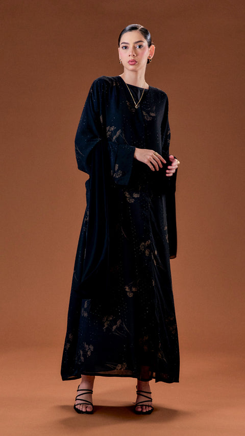 Firan Black Gold Abaya