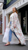 Chiffon Crepe Florie Cloud Pink Abaya