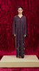 Korean Zoom Ghazni Deep Burgundy Abaya
