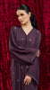 Korean Zoom Ghazni Deep Burgundy Abaya