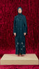 Korean Zoom Ghazni Teal Blue Abaya