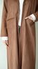 Sport Suad Garisa Suade Brown Coat Abaya