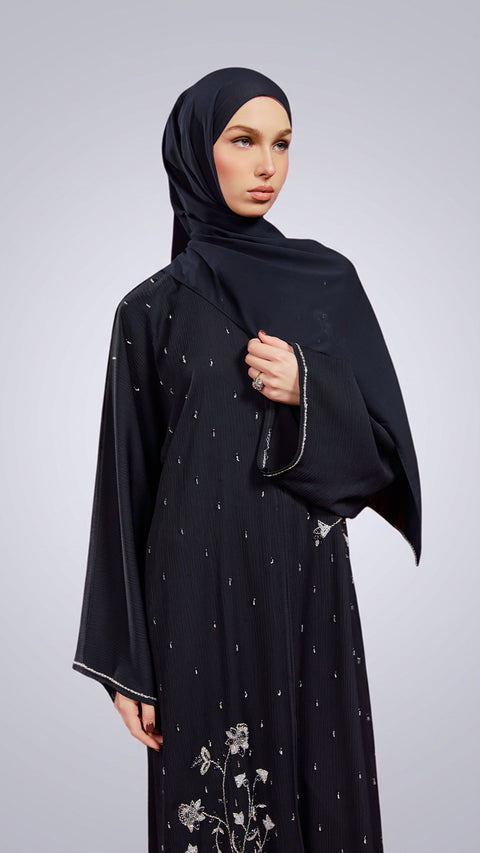 Gediz Midnight Blue Abaya
