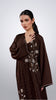 Korean Zoom Gediz Rich Brown Abaya