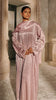 Crushed Silk Organza Giralda Echo Mauve Abaya
