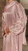 Crushed Silk Organza Giralda Echo Mauve Abaya