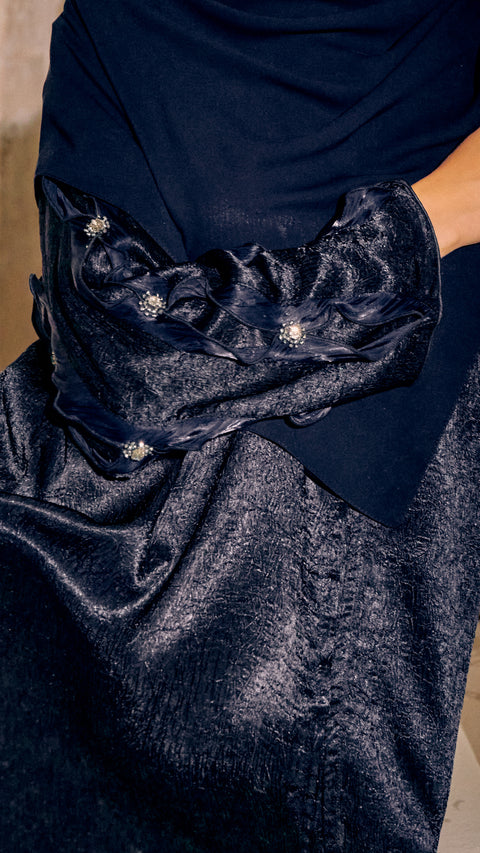 Giralda Midnight Blue Abaya (CLEARANCE)