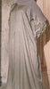 Crushed Silk Organza Giralda Sage Green Abaya