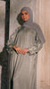 Crushed Silk Organza Giralda Sage Green Abaya