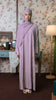 Korean Nidha Haurin Dusty Purple Abaya
