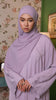Korean Nidha Haurin Dusty Purple Abaya
