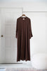 Korean Nidha Huwaiza Brown Abaya