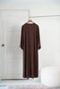 Korean Nidha Huwaiza Brown Abaya