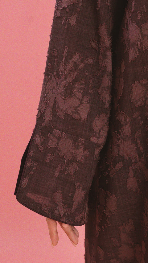 Habala Wine Burgundy Dress