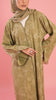 Cotton Jacquard Habala Green Dress
