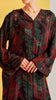 Chiffon Hamah Brick Brown Abaya