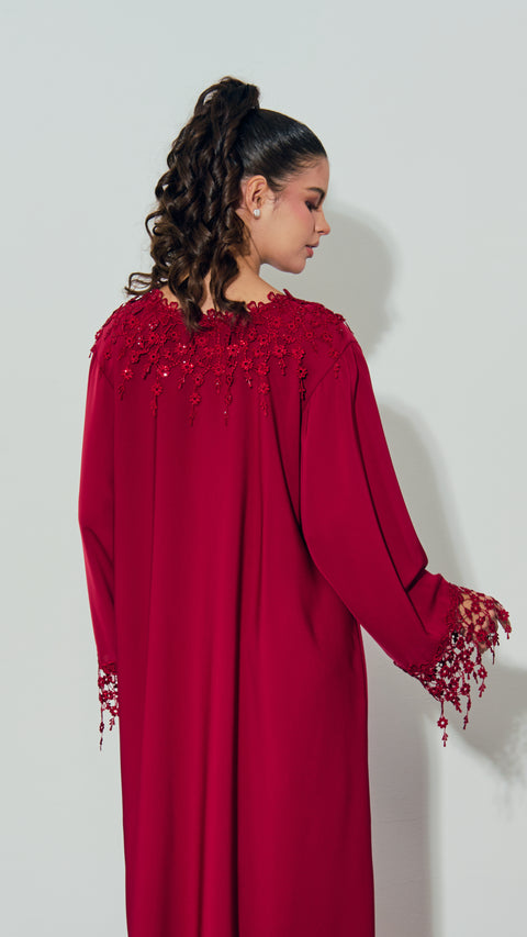Hawalli Cherry Red Dress