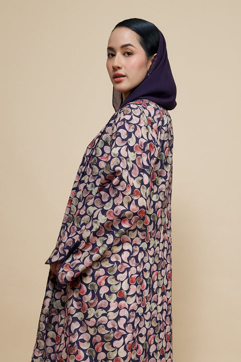 Haymana Dark Purple Abaya