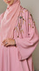 Korean Zoom Herat Pink Abaya