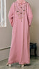 Korean Zoom Herat Pink Abaya