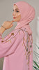 Korean Zoom Herat Pink Abaya