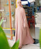 Hillah  Apricot Pink Linen Abaya
