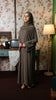 Jacquard Nidha Ibra Olive Abaya