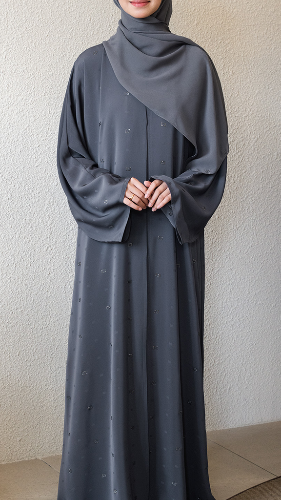 Jacquard Nidha Ibra Dark Grey