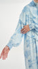 Silky Crepe Inaaya Blue Dress