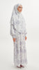 Silky Crepe Inaaya Purple Dress