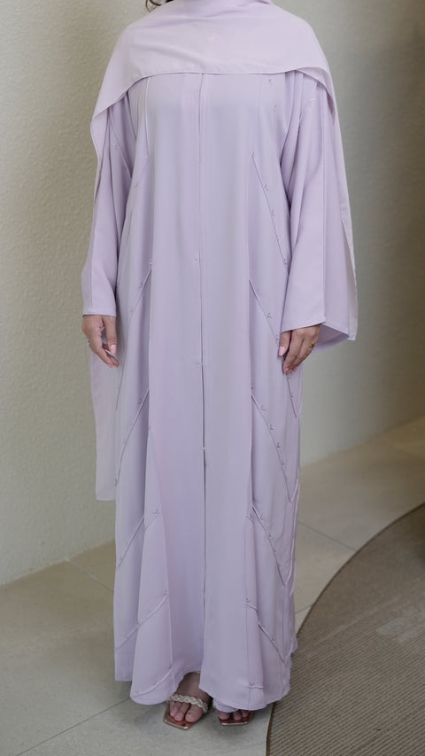 Irdina Blooming Lilac Abaya