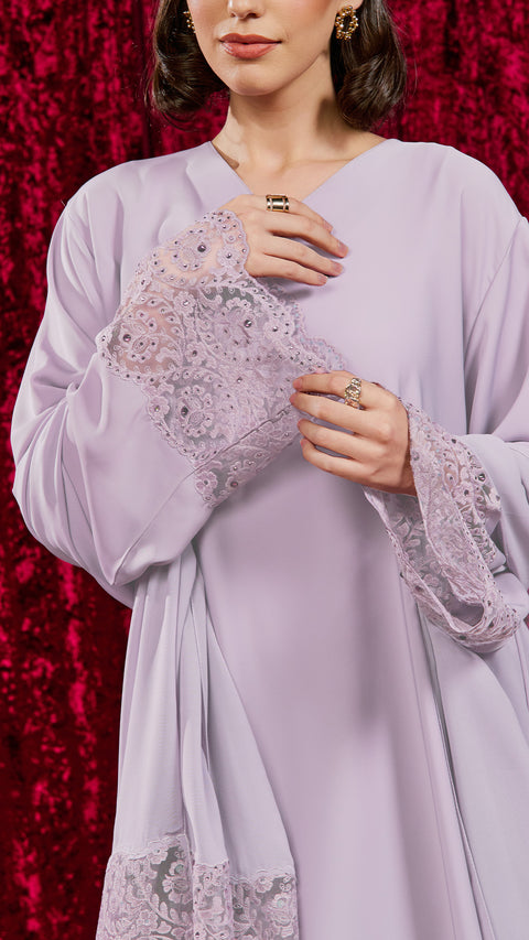 Izeh Dusty Lilac Abaya