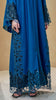 Korean Nidha Indah Teal Blue Abaya