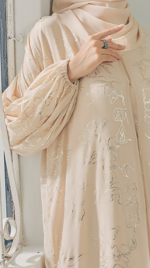 Isfara Buttercream Abaya