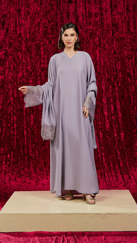 Izeh Dusty Lilac Abaya