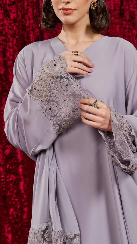 Izeh Dusty Lilac Abaya