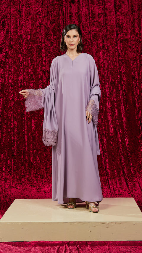 Izeh Dusty Lilac Abaya
