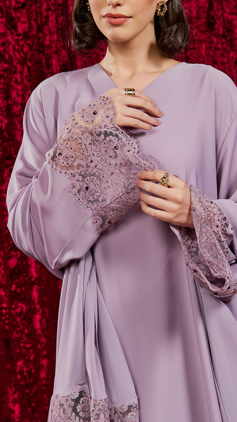 Izeh Dusty Lilac Abaya