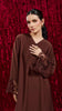 Korean Nidha Izeh Rich Brown Abaya