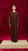 Korean Nidha Izeh Rich Brown Abaya